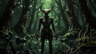 Veilborn - creature hunter in a dark cursed swamp